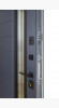 Вхідні двері Aвwehr модель Ufo (колір Ral 7016 + Антроцит) комплектація COTTAGE