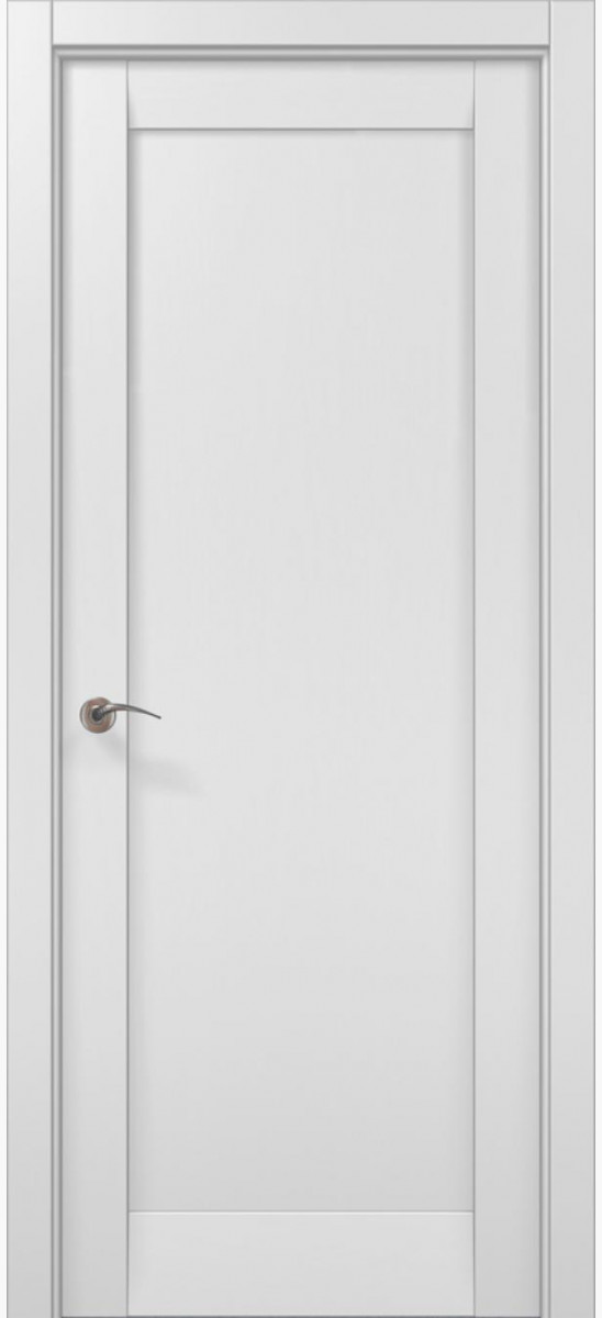 Міжкімнатні двері Папа Карло модель ML-00F колір Білий матовий