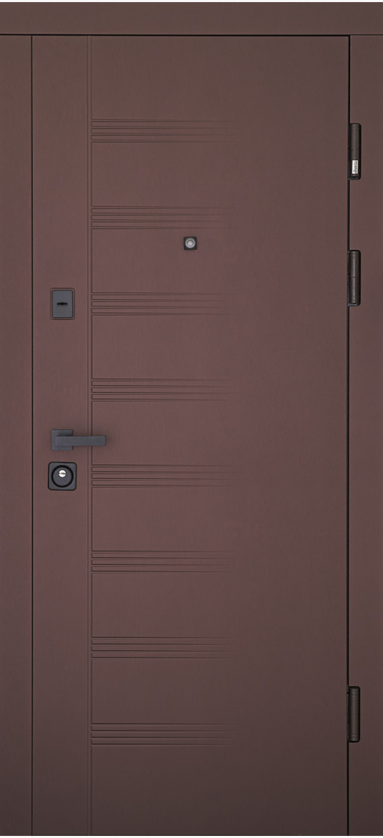 Вхідні двері Abwehr Ingrid (колір Бронзовий браш + Рустік авінйон) комплектація Classic+