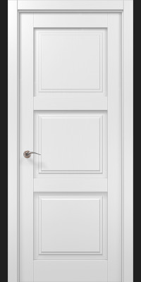 Міжкімнатні двері Папа Карло модель ML-06 колір Білий матовий