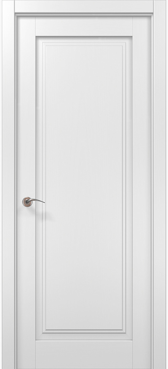 Міжкімнатні двері Папа Карло модель ML-08 колір Білий матовий