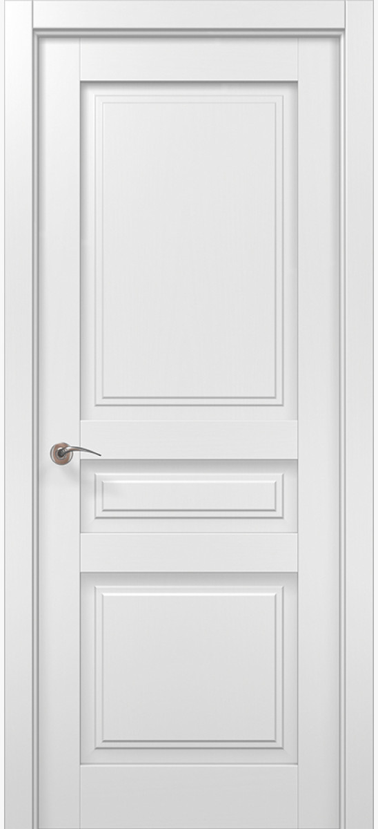 Міжкімнатні двері Папа Карло модель ML-12 колір Білий матовий