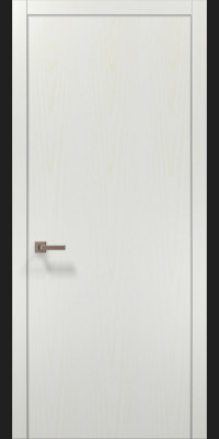 Міжкімнатні двері Папа Карло модель PL-01 Ясень білий