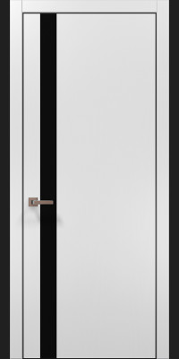 Міжкімнатні двері Папа Карло модель PL-04 колір Білий матовий