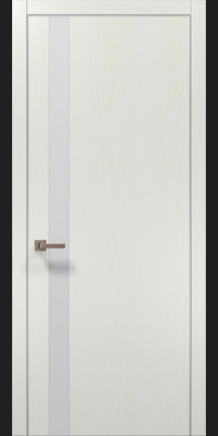 Міжкімнатні двері Папа Карло модель PL-04 колір Ясень білий