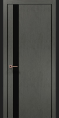 Міжкімнатні двері Папа Карло модель PL-04 колір Бетон сірий