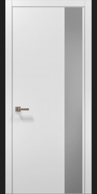 Міжкімнатні двері Папа Карло модель PL-05 колір Білий матовий
