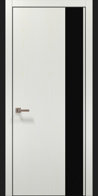 Міжкімнатні двері Папа Карло модель PL-05 колір Ясень білий